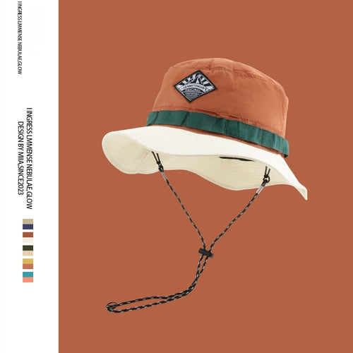 Japanese Quick-drying Packable Hat Fisherman Hat Women Summer Sun Hanging Bag Mountaineering Leisure Vacation Visor Basin Hat