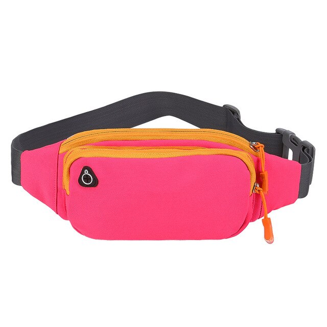 Men Women Bag Waist Fanny Pack For Female Male Waterproof Belt Bum Hip Belly Running Sport Shoulder Crossbody Cross Body Handbag