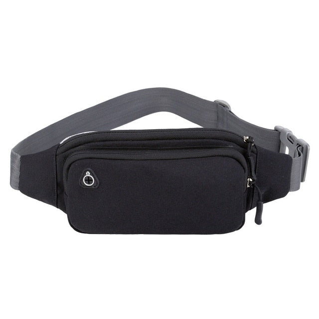 Men Women Bag Waist Fanny Pack For Female Male Waterproof Belt Bum Hip Belly Running Sport Shoulder Crossbody Cross Body Handbag