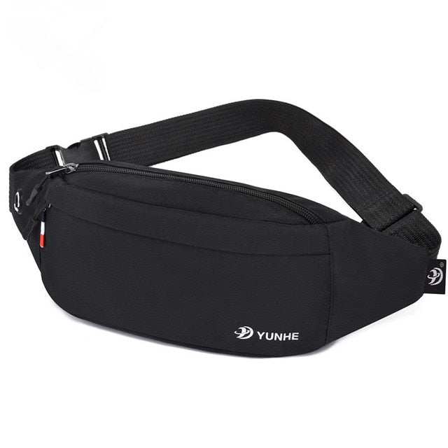 Men Women Bag Waist Fanny Pack For Female Male Waterproof Belt Bum Hip Belly Running Sport Shoulder Crossbody Cross Body Handbag
