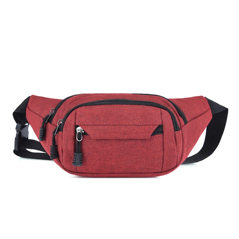 Men Women Bag Waist Fanny Pack For Female Male Waterproof Belt Bum Hip Belly Running Sport Shoulder Crossbody Cross Body Handbag