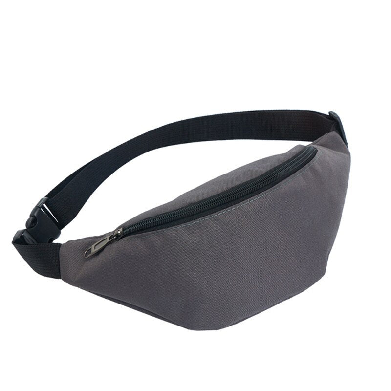 Men Women Bag Waist Fanny Pack For Female Male Waterproof Belt Bum Hip Belly Running Sport Shoulder Crossbody Cross Body Handbag
