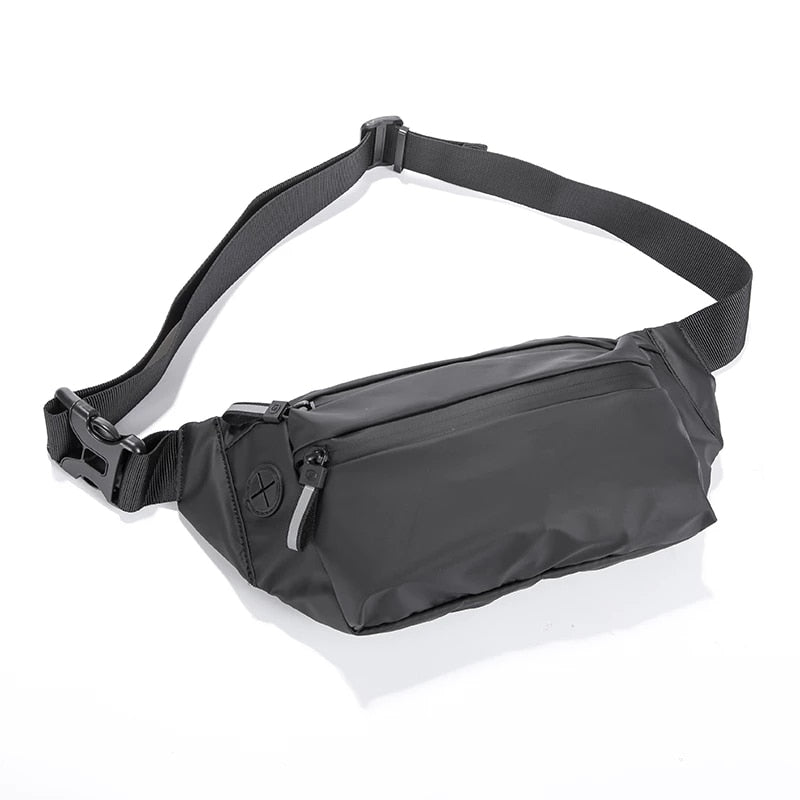 Men Women Bag Waist Fanny Pack For Female Male Waterproof Belt Bum Hip Belly Running Sport Shoulder Crossbody Cross Body Handbag